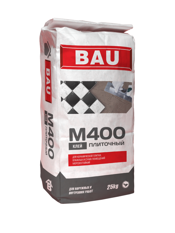 Плиточный клей БАУ М400