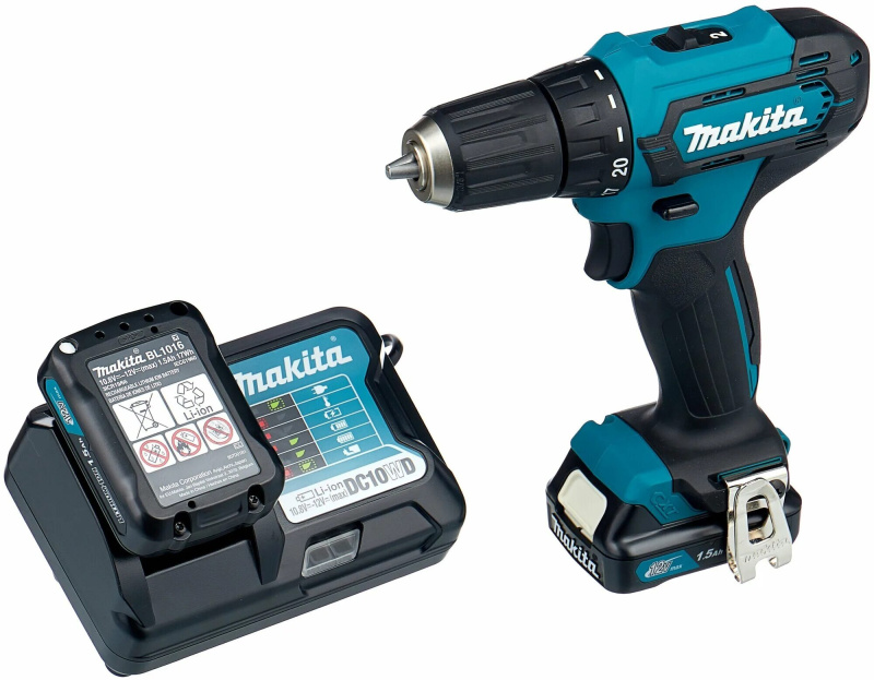 Дрель-шуруповерт аккумуляторная MAKITA DF333DWYE
