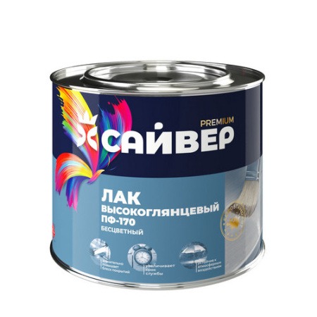 Лак Сайвер ПФ-170 по дереву и металлу 1,8кг