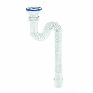 Сифон гофрированный VirPlast Мини Элит 1,1/2*D40/50мм, гофр.труба 1200мм