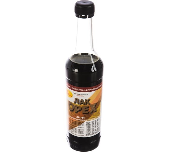 Сан-Пит Лак Новбытхим ХВ-784 0.5л орех (24шт/уп)