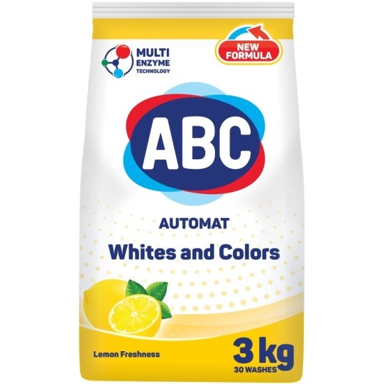 Порошок автомат ABC универсал Лимон 3кг