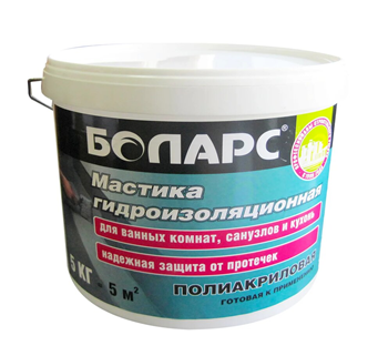Мастика гидроизоляционная БОЛАРС "Полиакриловая"