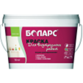 Краска белая матовая БОЛАРС "для внутренних работ"