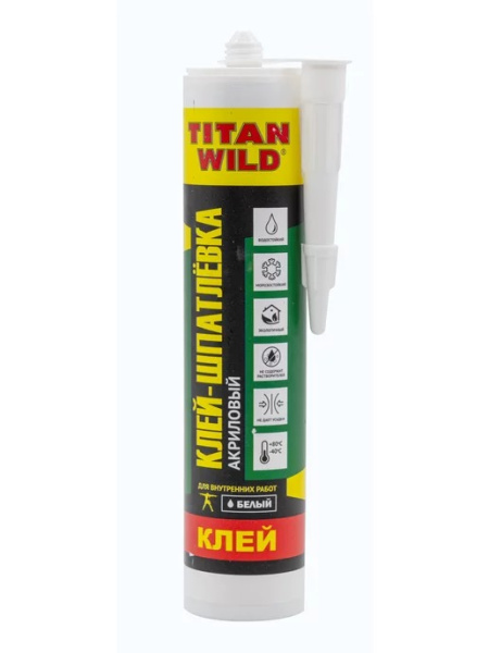 Клей-шпатлевка Titan Wild premium, 310мл/400гр