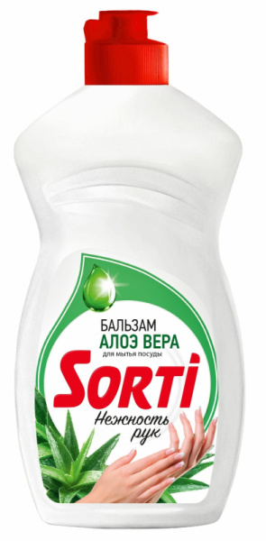 Sorti Средство для мытья посуды 400мл Бальзам с Алоэ вера
