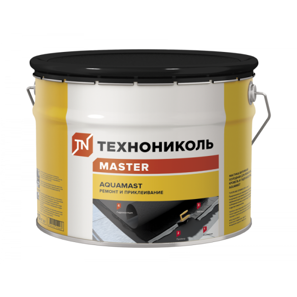 Мастикадля ремонта ТЕХНОНИКОЛЬ "Аквамаст" 10 (кг)