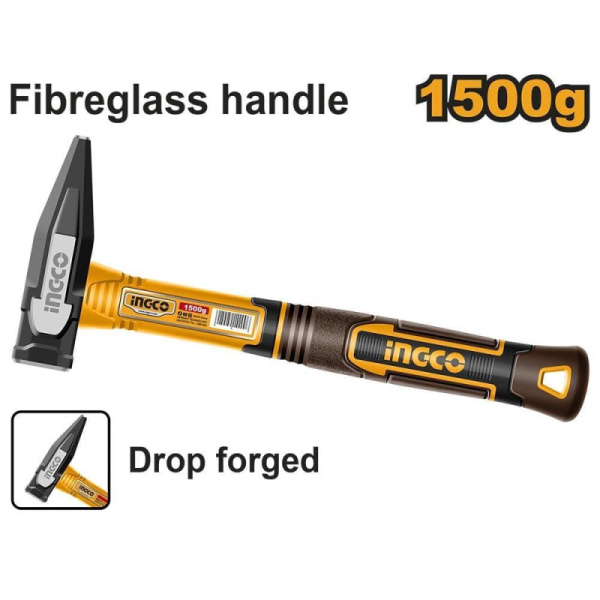 Молоток слесарный 1500г INGCO HMH041500