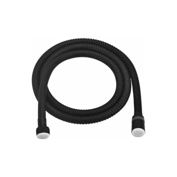 Шланг в двойной оплетке черный 150см HB42-7