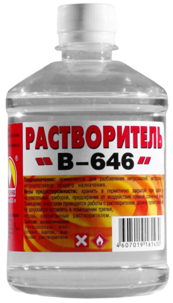 Растворитель 646-Р 0,5л