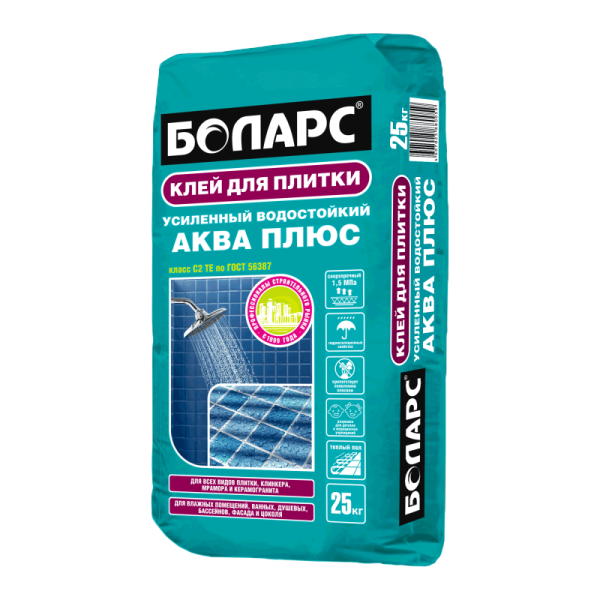 Клей для плитки Аква +