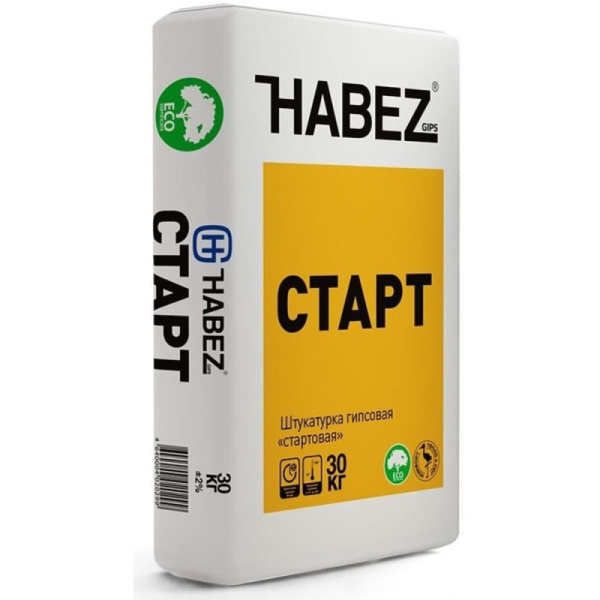 Штукатурка гипсовая "Хабез Старт" (30кг) (45)