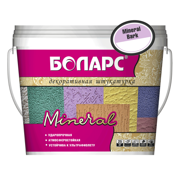Штукатурка БОЛАРС "Короед Минерал Барк"