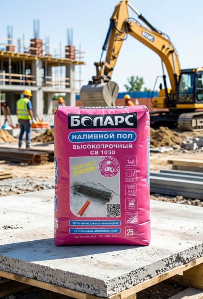 Наливной пол цемент. БОЛАРС "СВ1030"